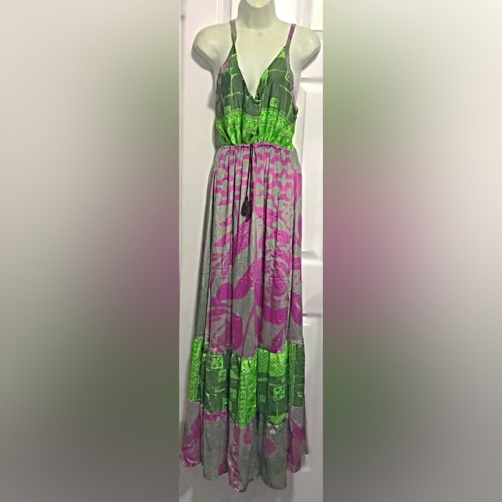 Bohemian Floral Embroidered Dress